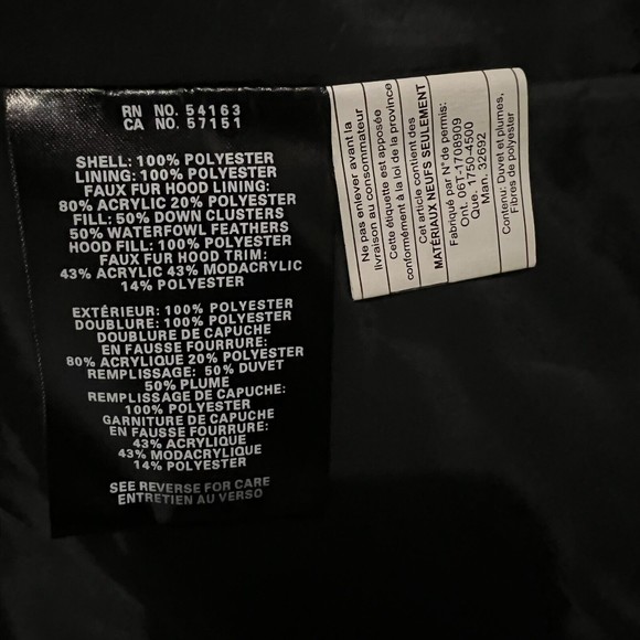 Cole Haan Signature Women's Long Down Coat; Black; Gold Zipper, Size lar… - Picture 7 of 11